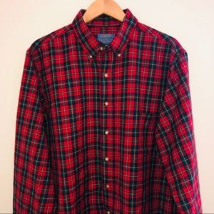 Pendleton Mens Plaid Shirt Sz XL